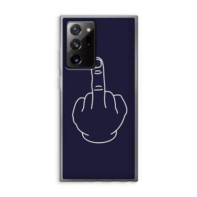 F**k U: Samsung Galaxy Note 20 Ultra / Note 20 Ultra 5G Transparant Hoesje