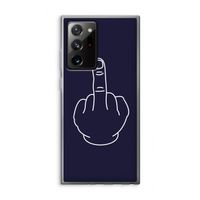 F**k U: Samsung Galaxy Note 20 Ultra / Note 20 Ultra 5G Transparant Hoesje