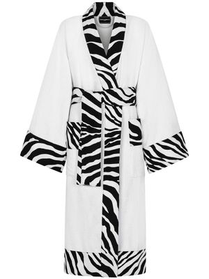 Dolce & Gabbana peignoir en tissu éponge - Blanc