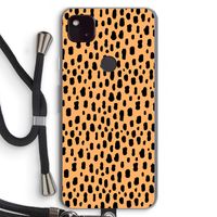 Panter: Pixel 4a 5G Transparant Hoesje met koord