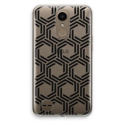 Geometrisch patroon: LG K10 (2017) Transparant Hoesje