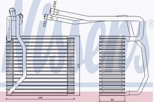 Verdamper, airconditioning 92194