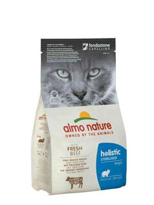 Almo Nature Holistic Gesteriliseerd Rundvlees - droogvoer voor katten - 2kg