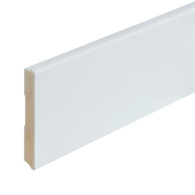 Gelakte plint 120x15 - Berlijn wit RAL 9010