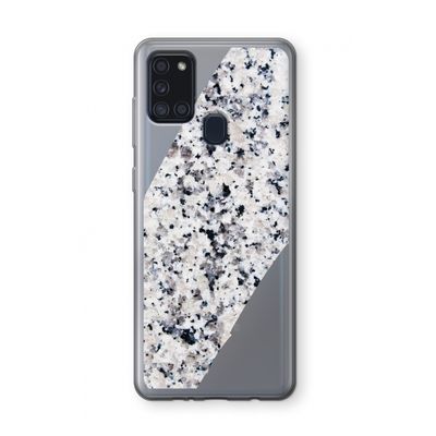 Gespikkelde marmer: Samsung Galaxy A21s Transparant Hoesje