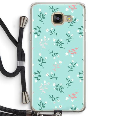 Small white flowers: Samsung Galaxy A5 (2016) Transparant Hoesje met koord