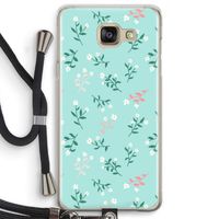 Small white flowers: Samsung Galaxy A5 (2016) Transparant Hoesje met koord