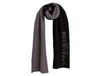 Strenesse Blue Dames/Heren gebreide sjaal (Zwart/grijs, one size)