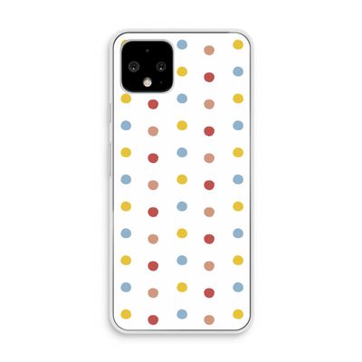 Bollen: Pixel 4 Transparant Hoesje