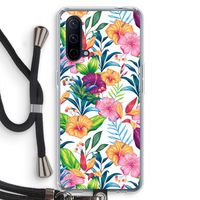 Tropisch 2: OnePlus Nord CE 5G Transparant Hoesje met koord