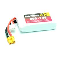 Red Power LiPo accupack 7.4 V 800 mAh 25 C Softcase XT30 - thumbnail