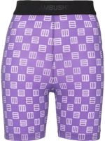 AMBUSH bermuda à motif monogrammé - Violet