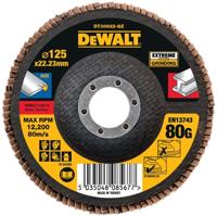 DeWalt Accessoires lamellen schuurschijf extreme 125x22.2mm 80g - dt30622-qz - 1 stuk - dt30622-qz