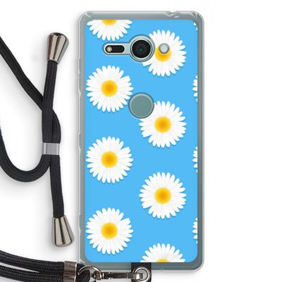 Margrietjes: Sony Xperia XZ2 Compact Transparant Hoesje met koord