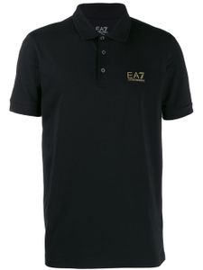 Ea7 Emporio Armani polo à logo - Noir