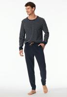 Schiesser Schiesser Pyjama Long nightblue 181929 58/3XL Schiesser Schiesser Pyjama Long nightblue 181929 58/3XL