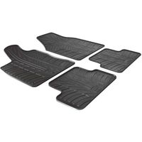 Rubbermatten passend voor Toyota Landcruiser Automaat 2013- (T-Design 4-delig + montageclips) GL0272