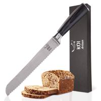 KOI Artisan® Broodmes - 20,32 cm - Scheermesscherp - Hoog Koolstof Roestvrij Staal - Voor Zelfgemaakt Brood & Meer - thumbnail