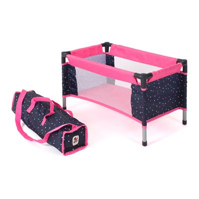 Poppen Reisbedje - Confetti Pink