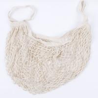2 PC'S mesh boodschappentas herbruikbare string fruit opslag handtas Totes vrouwen winkelen mesh netto geweven tas Shop kruidenier tote tas (beige)