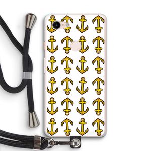 Musketon Anchor: Pixel 3 XL Transparant Hoesje met koord