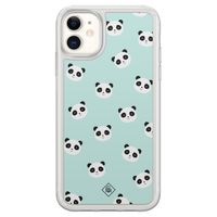 iPhone 11 hybride hoesje - Panda print