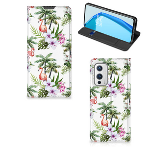 OnePlus 9 Hoesje maken Flamingo Palms