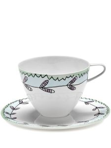 Serax x Marni tasse-soucoupe Midnight Flowers - Blanc