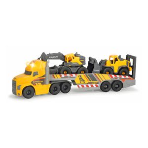 Dickie mack/volvo transporter met werkvoertuigen