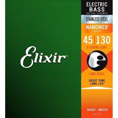 Elixir Strings 14777 snaar voor muziekinstrumenten Elektrisch/bas 5 stuk(s) Roestvrijstaal Gitaar