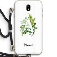 Green Brush: Samsung Galaxy J7 (2017) Transparant Hoesje met koord