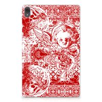 Tablet BackCover Lenovo Tab P11 | P11 Plus Angel Skull Rood - thumbnail