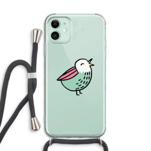 Birdy: iPhone 11 Transparant Hoesje met koord