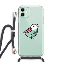 Birdy: iPhone 11 Transparant Hoesje met koord