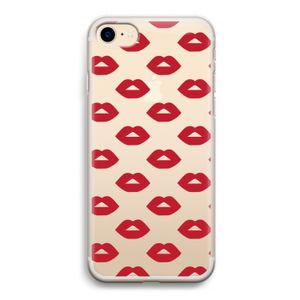 Lips: iPhone 7 Transparant Hoesje