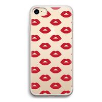 Lips: iPhone 7 Transparant Hoesje