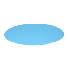 Wicotex Placemats Uni - turquoise - rond 38 cm - anti slip laag - Teflon coating toplaag