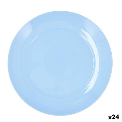 Eetbord Luminarc Apy Paradise Azul Blauw Glas Ø 25 cm (24 Stuks)