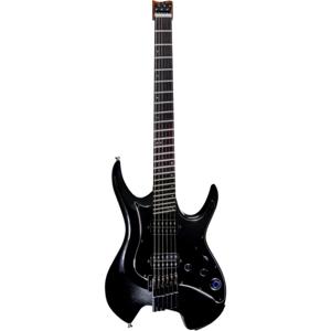 Mooer GTRS Guitars Wing 800 Intelligent Guitar Pearl Black headless elektrische gitaar met gigbag