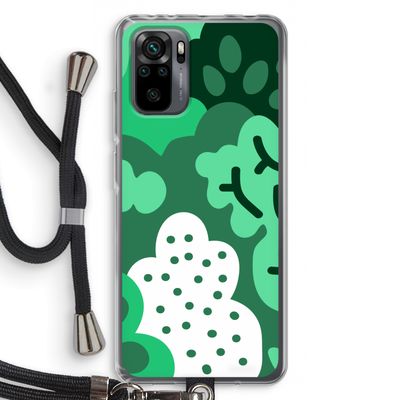 Bushes: Xiaomi Redmi Note 10 Pro Transparant Hoesje met koord