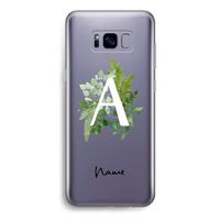 Green Brush: Samsung Galaxy S8 Transparant Hoesje