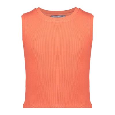Geisha zomer top meisjes - rib cropped - oranje