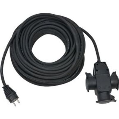 Brennenstuhl 1167820301 power uitbreiding 25 m 3 AC-uitgang(en) Buiten Zwart