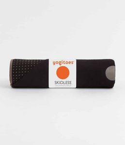 Manduka Yogitoes Skidless Yoga Handdoek - Black Earth