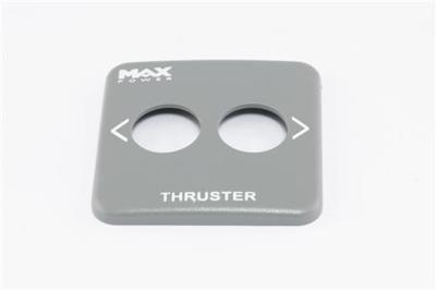 Max Power Beschermplaat Grijs Druktoetspaneel Default