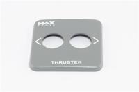Max Power Beschermplaat Grijs Druktoetspaneel Default