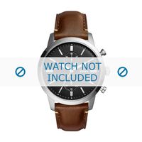Horlogeband Fossil FS5280 Leder Bruin 22mm - thumbnail