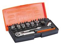 Bahco Doppenset 1/4" | zeskant | metrisch | inclusief bits - 24-delig - koffer - SL24