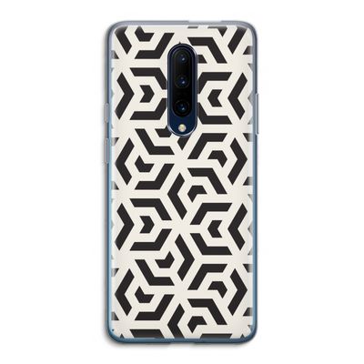 Crazy pattern: OnePlus 7 Pro Transparant Hoesje