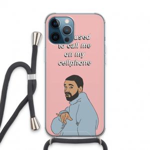 Hotline bling: iPhone 13 Pro Max Transparant Hoesje met koord